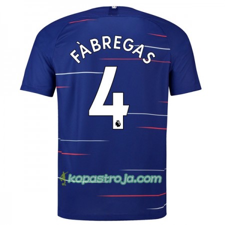Billiga Fotbollströjor Chelsea Fabregas 4 Hemma tröja 2018/19 Kortärmad